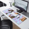 thumbnail image 2 of Long Mouse Pads for Desk,German Shepherd Desk Mats on Top Of Desks, Desk Mouse Pad Extra Large with 3mm Non-Slip Base and Stitched Edge for Gaming,Office,Work,Home 31.5"x11.8", 2 of 6