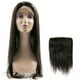 9A Vierge Brésilienne Extension de Cheveux Humains Droite 20" 360 Fermeture à Lacets – image 3 sur 8