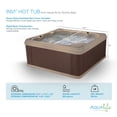 thumbnail image 5 of Aqualife by Strong Spas Inland 6 Person Square Hard Side Plug & Play Hot Tub, 24 Jets, Cobblestone, 5 of 15