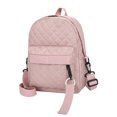 thumbnail image 1 of Sywqhk Bolso De Mensajero Con Patrón De Celosía Retro Para Mujer Mochila Pequeña De Color Puro (Rosa) Sywqhk Para estrenar, 1 of 9