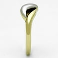 thumbnail image 4 of Luxe Jewelry Designs Two Tone Gold Ion Plated Stainless Steel Women's Ring - Size 6 (Pack of 2), 4 of 4