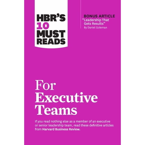 HBR's 10 Must Reads Hbr's 10 Must Reads for Executive Teams, (Paperback)