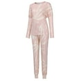 thumbnail image 4 of LYXSSBYX Sweatsuits 2pcs Sets Womens Hot Sale Clearance Women Two-Piece Sets Casual Home Sleepwear Tie-dye Long Sleeves Pants Tracksuit, 4 of 9
