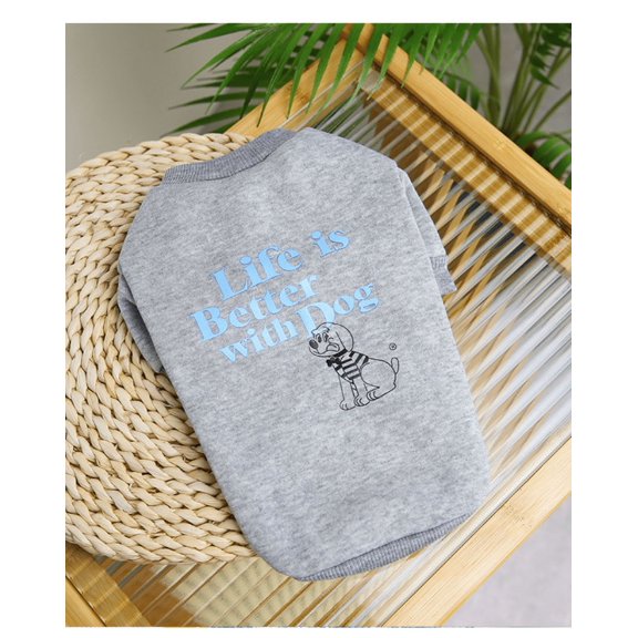 2022 Happy Dog Vests Fleece Vests Fabric Autumn And Winter Warm Pet Clothes Fashion Casual Dog Clothing