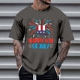 thumbnail image 1 of Tops para hombre, blusas y camisas de cuello redondo y manga corta para hombre, tops casuales de cuello redondo y manga corta con estampados especiales para hombre., 1 of 5