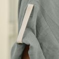 thumbnail image 5 of Bohemian Loose Mens Maxi Kaftan, Split Hem Pocket Linen Long Robe, Soft Breathable Fabric for Resort Wear, Travel and Home Casual Outfits Green XL, 5 of 6