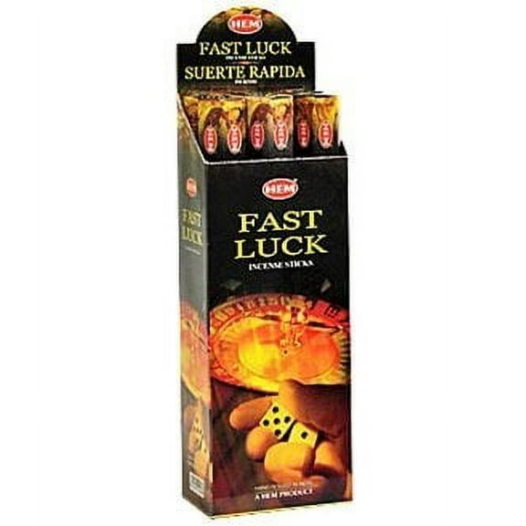 Hem Fast Luck Incense, 120 Stick Box