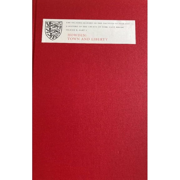 Victoria County History: A History of the County of York: East Riding (Hardcover)