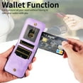 thumbnail image 5 of Dteck for Samsung Galaxy A72 4G Wallet Card Case, Shockproof Ring Holder Stand Slim PU Leather Phone Case for Men Women Thin Rugged Protective Cover, purple, 5 of 8