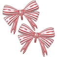 thumbnail image 1 of Globos de Lazo Elaliyi Rojo y Blanco a Rayas 2 Pzas 76x64 cm, 1 of 3