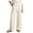 Beige, variant on Rhuody Women'S Pants Straight Leg High Waist Summer Straight Lit Pants Lightweight Long Trouser Soft Office Daily Wear Beige L