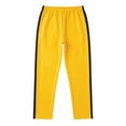 thumbnail image 5 of MXALUOB Men's Track Pants Side Striped Athletic Open Bottom Trousers Drawstring Elastic Waist Straight Leg Fashion Pant for Training Gym, 5 of 5