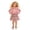 Pink, variant on JIAYUE Toddler Girls 2-Piece Outfit Peter Pan Collar Long Sleeve Solid Color Coat And Straps Bow Plaid Dress For Casual Parties,9-12 Months