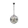 thumbnail image 3 of Elegant Lighting Geneva 17" 4 Light Royal Crystal Pendant Lamp, 3 of 9