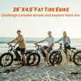 thumbnail image 6 of SUNTIBYE Electric Bike for Adults, 26" Fat Tire Class 2 Ebike, 48V 15Ah 750W, UL2849, Up to 65 Miles, White, 6 of 11