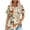 Beige, variant on Loose Summer Tops for Women Oversized Short Sleeve Floral Shirt Trendy Casual Pullover, Blue, S