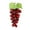 Red, variant on SLUOHZXI Artificial Grapes Cluster Rubber Frosted Grape Bundles Decorative Grapes Bunches for Vintage Wedding Favor Fruit Wine Decor Faux Fruit Props