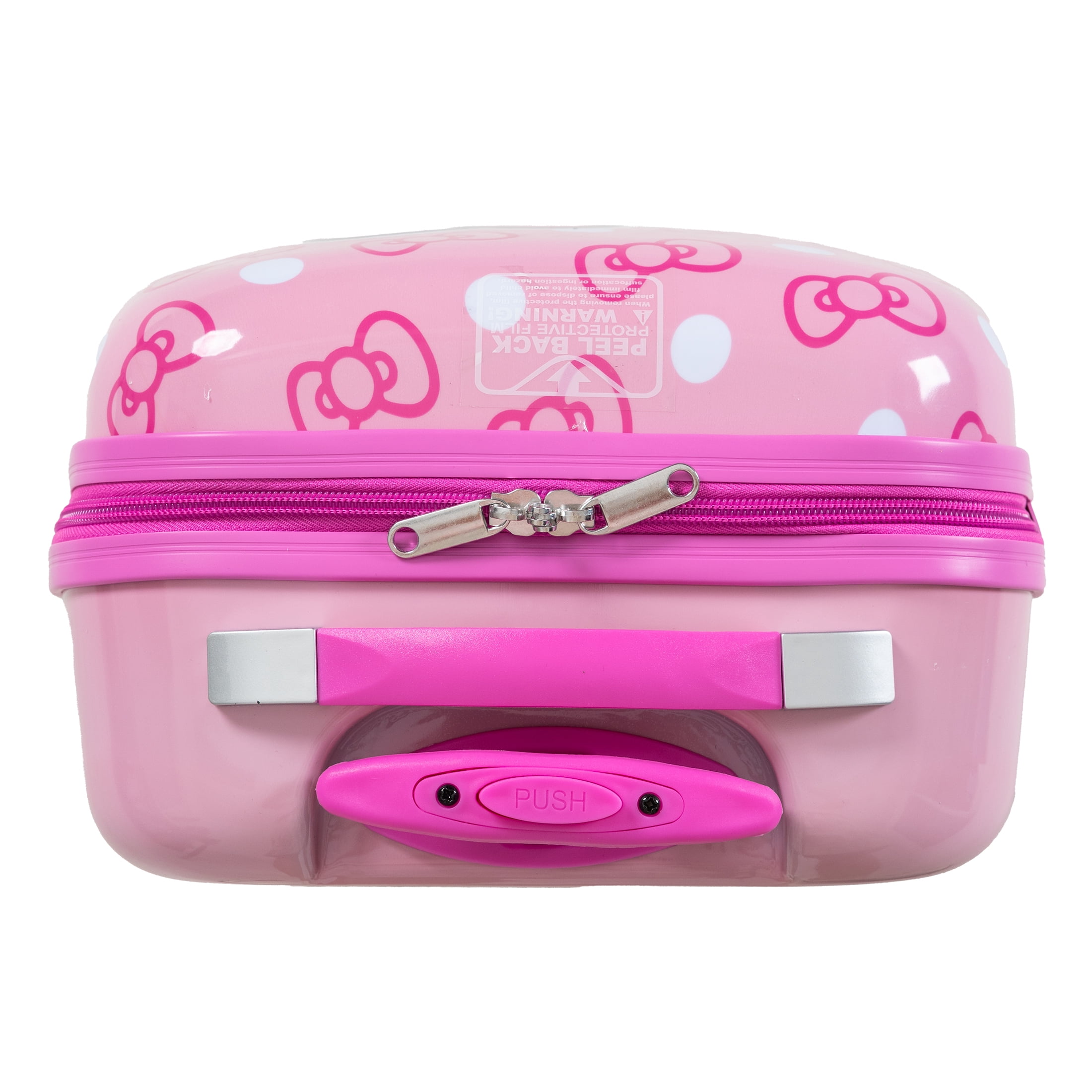 Sanrio Hello Kitty Kid's 16" Carry On Harside Luggage Spinner - Pink