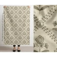 thumbnail image 3 of Soimoi Upholstery & Outdoor Fabric by The Yard - Block Print - 56" Wide Water-Repellent Cloth for Furniture, Bags & Patio Projects - Beige, 3 of 7