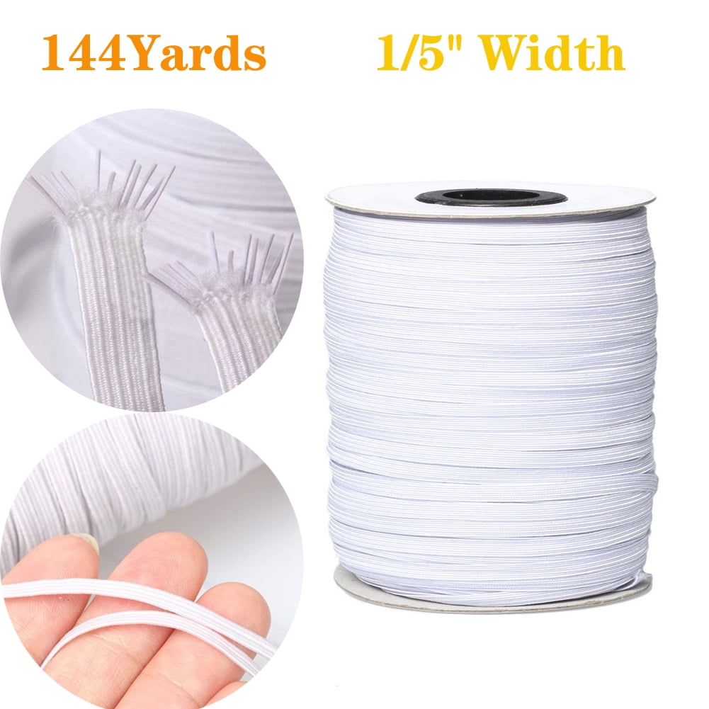 5mm Width Elastic Bands for Sewing Braided Elastic Cord Elastic String Rope New