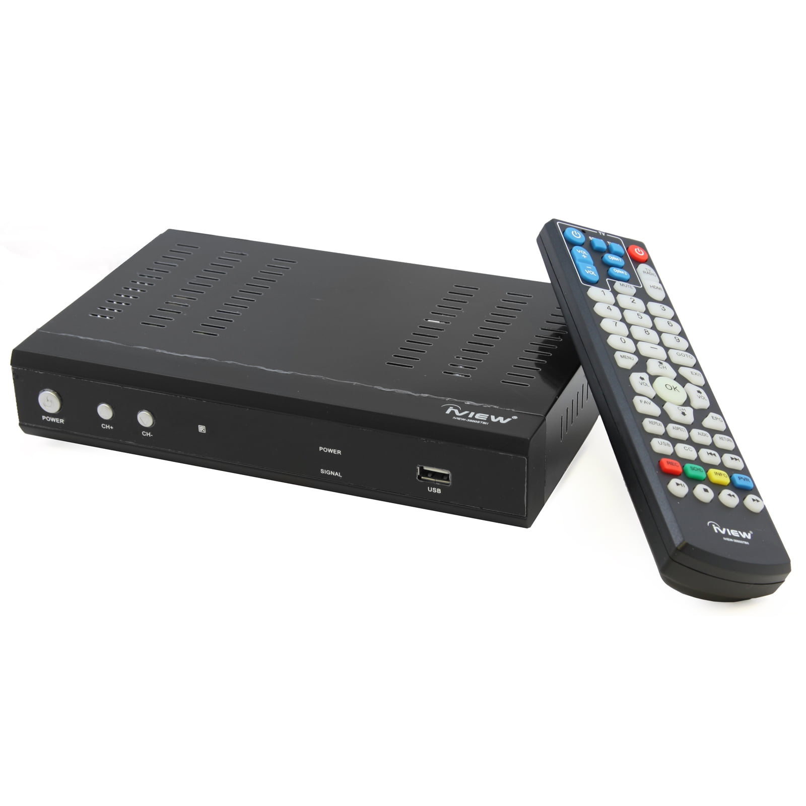 Iview 3500stbii Multi Function Ota Qam Digital Converter Set Top Box Walmart Com Walmart Com