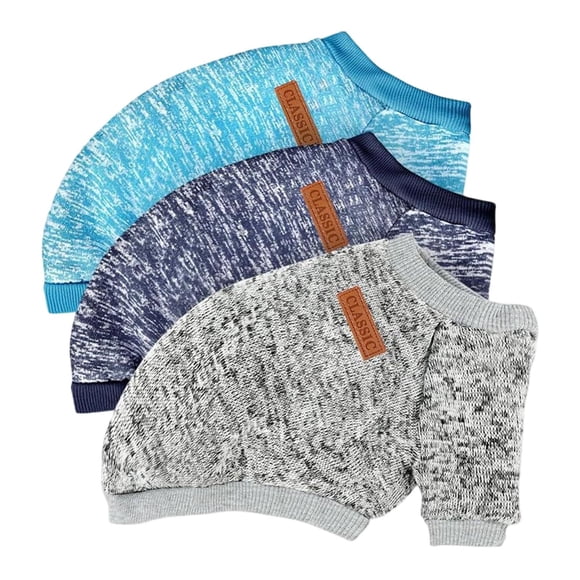 3 suéteres para perros, ropa de invierno para gatos, prendas cálidas para regalo de cumpleaños, ropa para mascotas para senderismo, bodas, acampadas, M