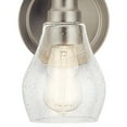 thumbnail image 2 of 45390NI Kichler Lighting Greeier - 1 Light Wall Sconce - with Transitional inspirations - 10.25 inches tall by 5.5 inches wide-Brushed Nickel Finish, 2 of 4