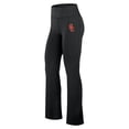 thumbnail image 2 of Women's Fanatics Black USC Trojans Training Camp Maxed Out Flare Leggings, 2 of 3