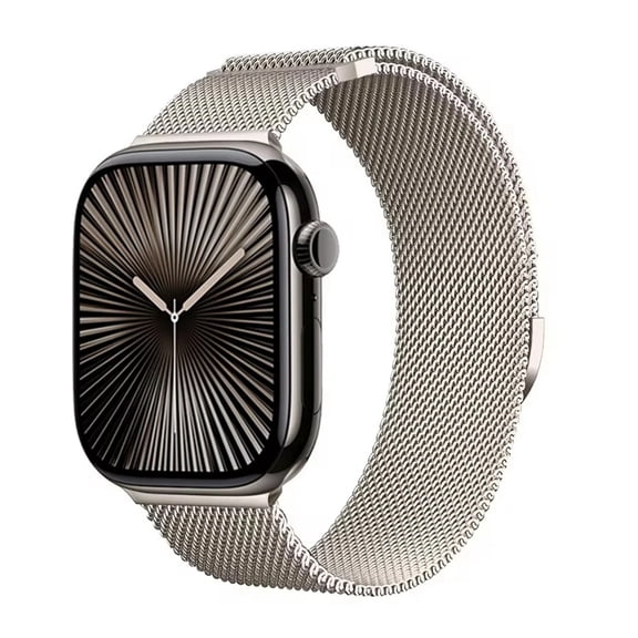 RoseOcean Milanese Style Magnetic Band for Apple Watch Ultra 2 49mm 46mm 45mm 44mm 42mm Series 10 9 8 7 6 SE Metal Loop Strap