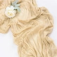 thumbnail image 4 of Cheese Cloth Table Runner, Rustic Elegant Soft Romantic Gauze Lightweight Drapey Skin Friendly Table Runner For Wedding Birthday Party Decorations, 4 of 8