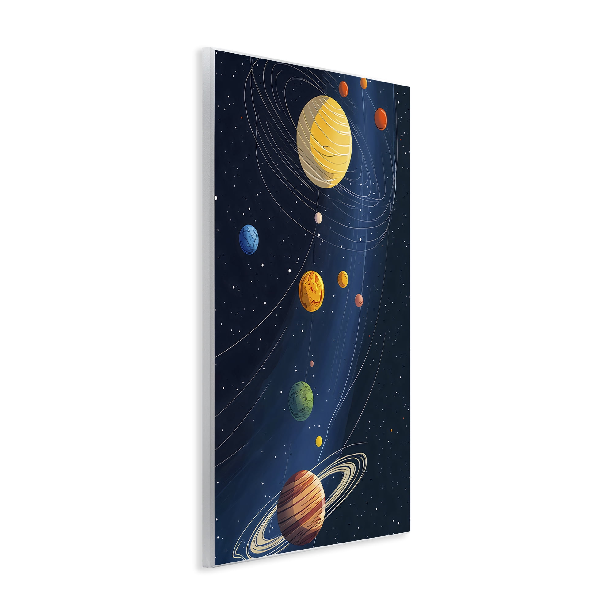Stupell Industries Planets Aligned in Celestial Orbit Wall Plaque Art, design by Creative Studio