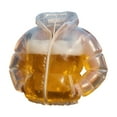 thumbnail image 2 of Beer Holder Jacket - Insulated Drink Pocket Coat, Hands Free Beverage Carrier for Sports Game Festival, Novelty Gift for Beer Lovers, 2 of 7