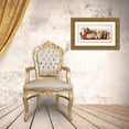 thumbnail image 3 of Manning, Eliza F 18x11 Gold Ornate Wood Framed with Double Matting Museum Art Print Titled - Santa Claus with children, 3 of 4