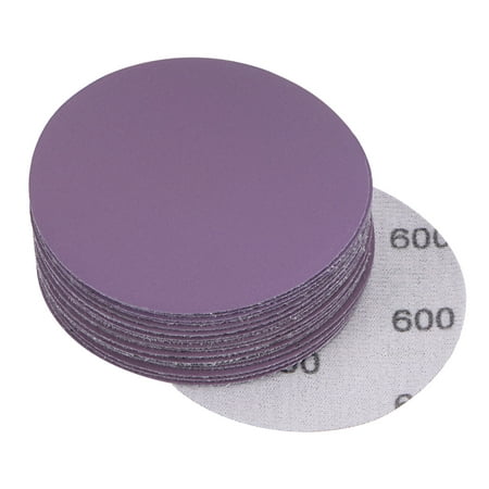 

20 Pack 3-Inch Purple Sanding Discs 600 Grits Hook & Loop Professional Aluminum Oxide Sandpaper