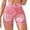 Pink, variant on Women’s Faux Denim Seamless Yoga Shorts, High Waist Butt Lifting Workout Shorts, Multi-Color, S/M/L