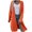 Orange, variant on Vedolay Casual Jackets for Women Casual Office Long Sleeve Open Front with Button Suit Jacket,Green L