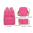 thumbnail image 2 of BINGLI Student Reading Backpack Star Pattern Backpack Handbag Pen Bag Three Pie'ce Set with Multiple Styles Student,Work,Daily Use, 2 of 4