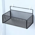thumbnail image 2 of Dvruxg No Drilling Bathroom Shelf Wall Mounted, Wall-Mounted Iron Storage Basket, Bathroom Shelves Organizer for Kitchen, Bedroom, Closet, Laundry Room, 2 of 5
