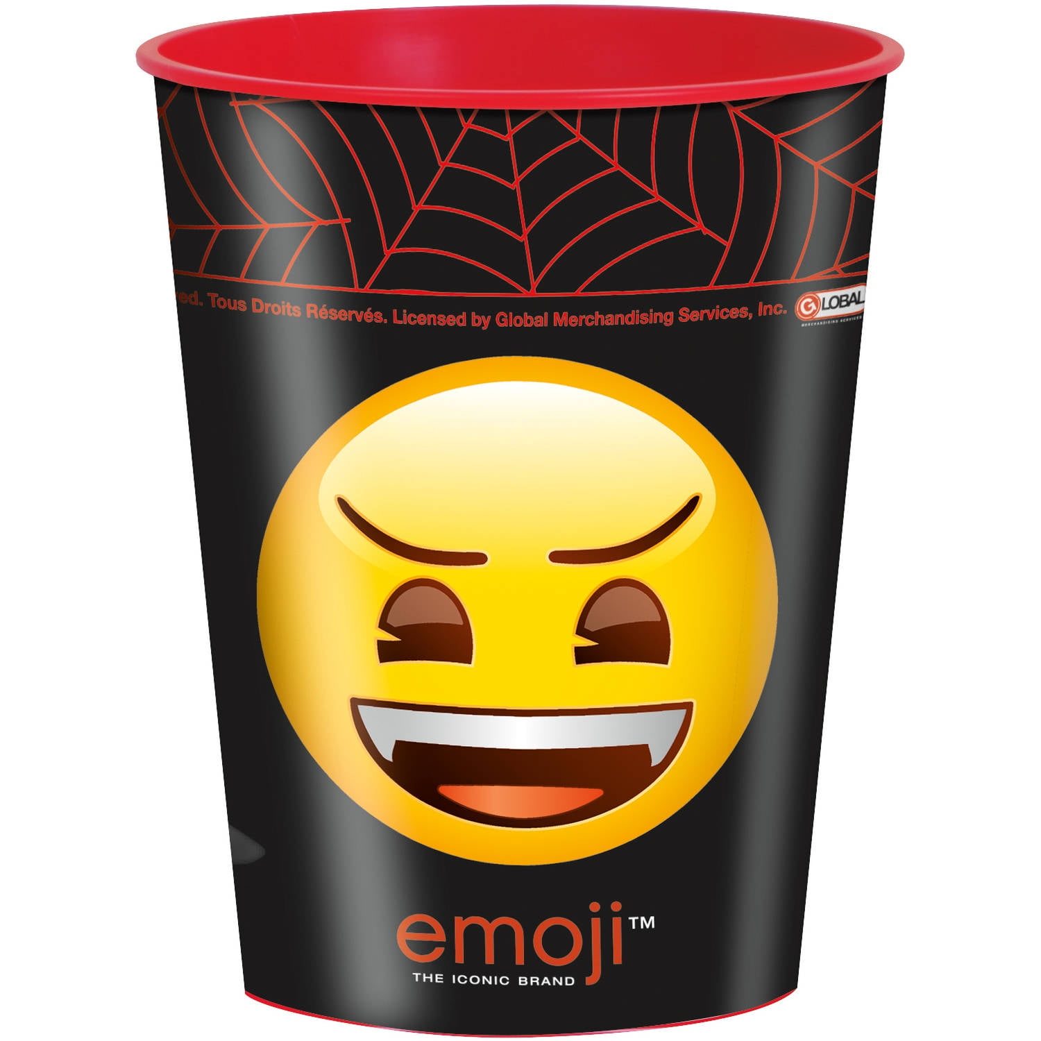 Multi Color Plastic Emoji Party Cup Tumbler Goblet Technimark 