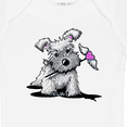 thumbnail image 4 of Inktastic Schnauzer with Heart Boys or Girls Baby Bodysuit, 4 of 5