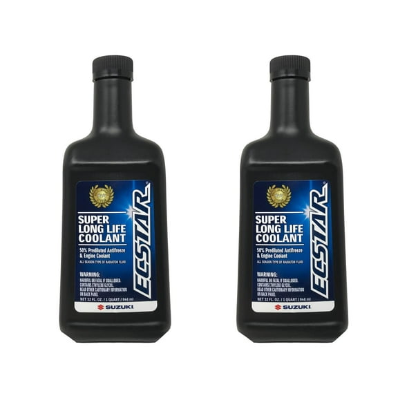 Suzuki Genuine OEM Ecstar Super Long Life Coolant 990A0-02E00-01Q - 2 Pack
