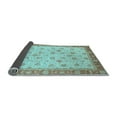 thumbnail image 2 of Ahgly Company Indoor Rectangle Abstract Light Blue Modern Area Rugs, 7' x 9', 2 of 4