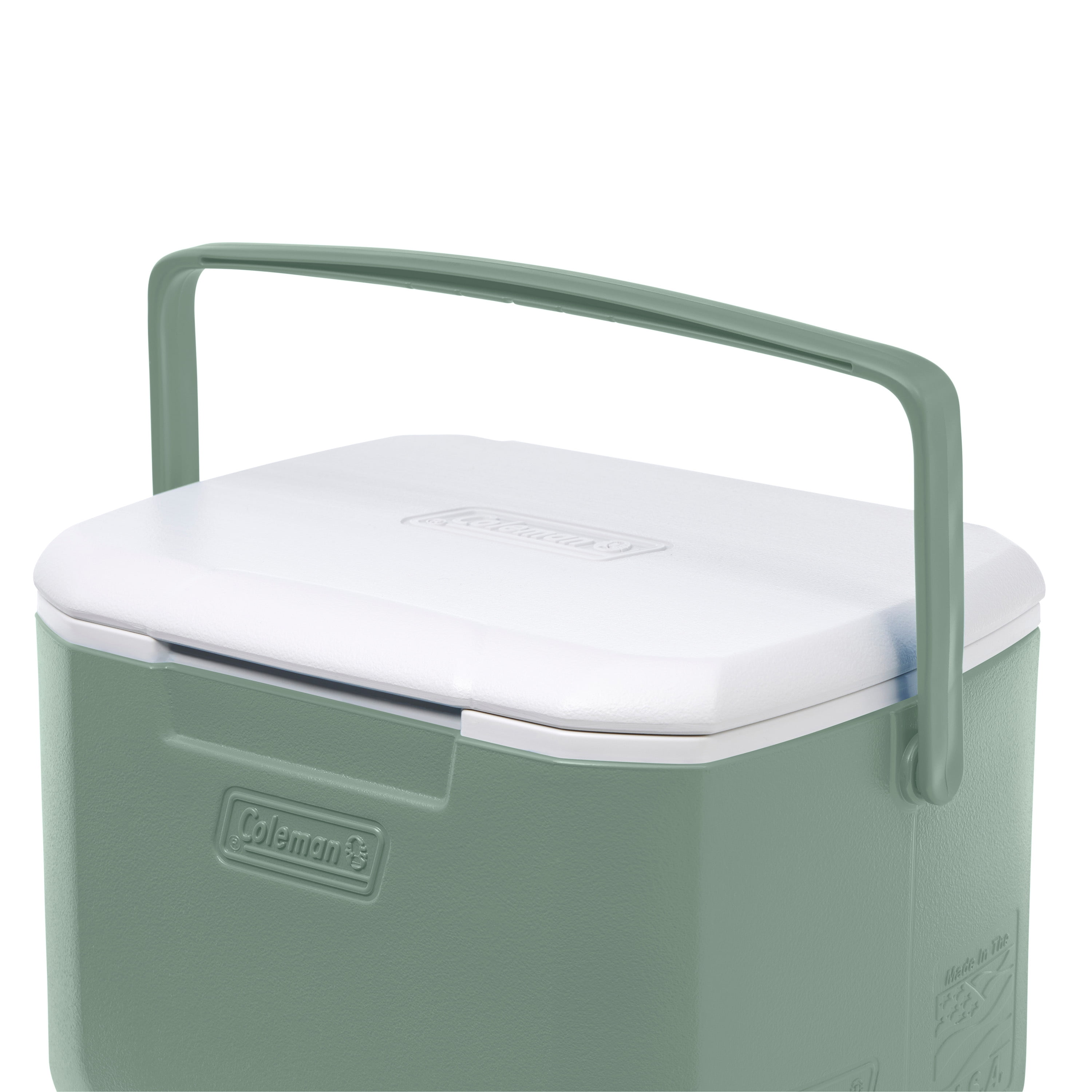 Glacière portative Coleman Chiller 15,1 L (16 pintes), glacière isolée pour les lunches et les boissons, vert de mousse hickory