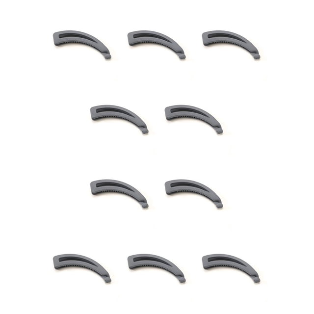 Soidarity Pinza de plátano mate para el pelo, para vacaciones, boda, tienda, viaje, cola de caballo, horquilla, accesorios portátiles para gris Gris 10piezas Soidarity CBP386734