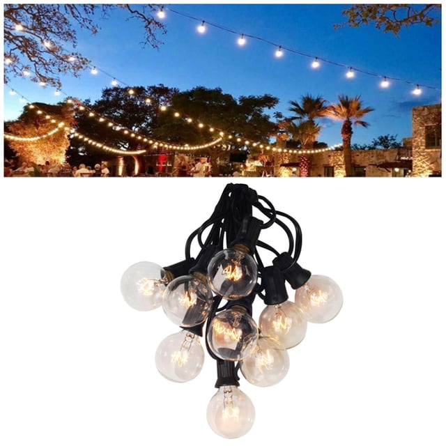 Bombillas para exteriores Patio impermeable año de nuevo al Vacaciones al Boda EE. UU. Enchufe