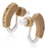 MEDca Amplifier Sound Behind the Ear | BTE Hearing Amplifier and Sound Enhancer | Noise Reducing Feature, a Smaller & Discreet Ear Amplification Device / (Pair)