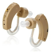 MEDca Amplifier Sound Behind the Ear | BTE Hearing Amplifier and Sound Enhancer | Noise Reducing Feature, a Smaller & Discreet Ear Amplification Device / (Pair)