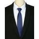 thumbnail image 4 of Corbata ajustable con cremallera INSPIRE CHIC para hombres, corbata de cuello para ocasiones casuales y formales, azul marino - 2 18.9" × 3.2", 4 of 4