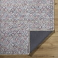 thumbnail image 2 of Livabliss Vinny Medallion Washable Area Rug, 5'3" x 7', Pink / Blue, 2 of 7