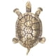 thumbnail image 1 of Adorno de escritorio de tortuga de latón artesanal, decoración de tortuga retro, 1 of 7